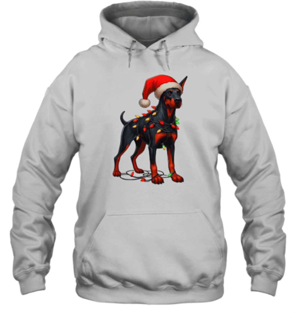 Dobermann Dog Christmas T-Shirt