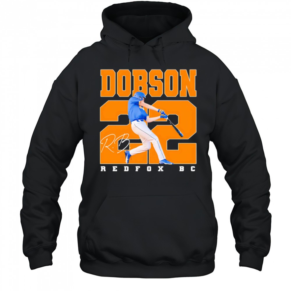 Dobson 22 Redfox Bc baseball shirt