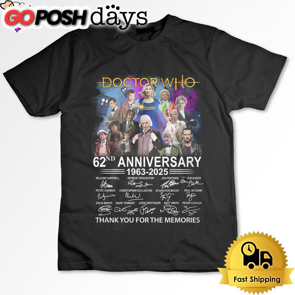 Doctor Who 62Th Anniversary T Shirt