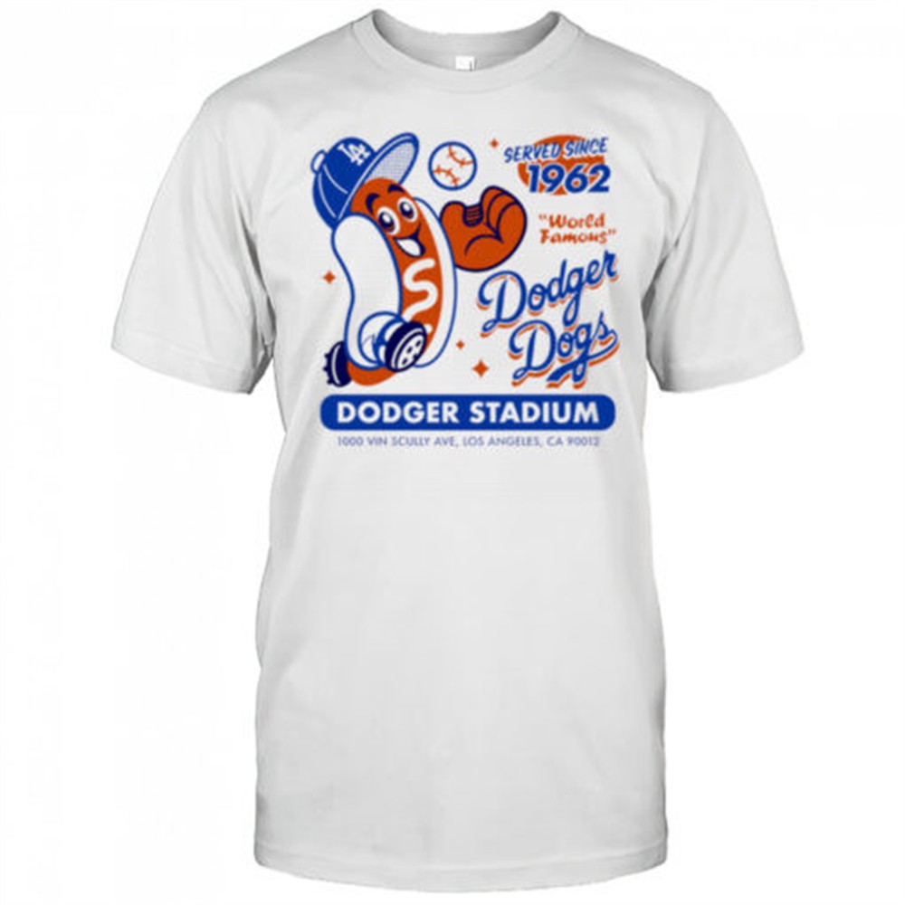 dodger-dogs-world-famous-perfect-for-retro-baseball-shirt-umcnm108 Dodger Dogs world famous Perfect for Retro Baseball shirt