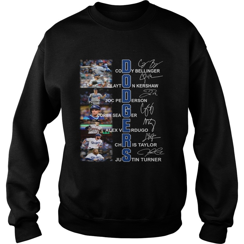 Dodgers all Players signature shirt