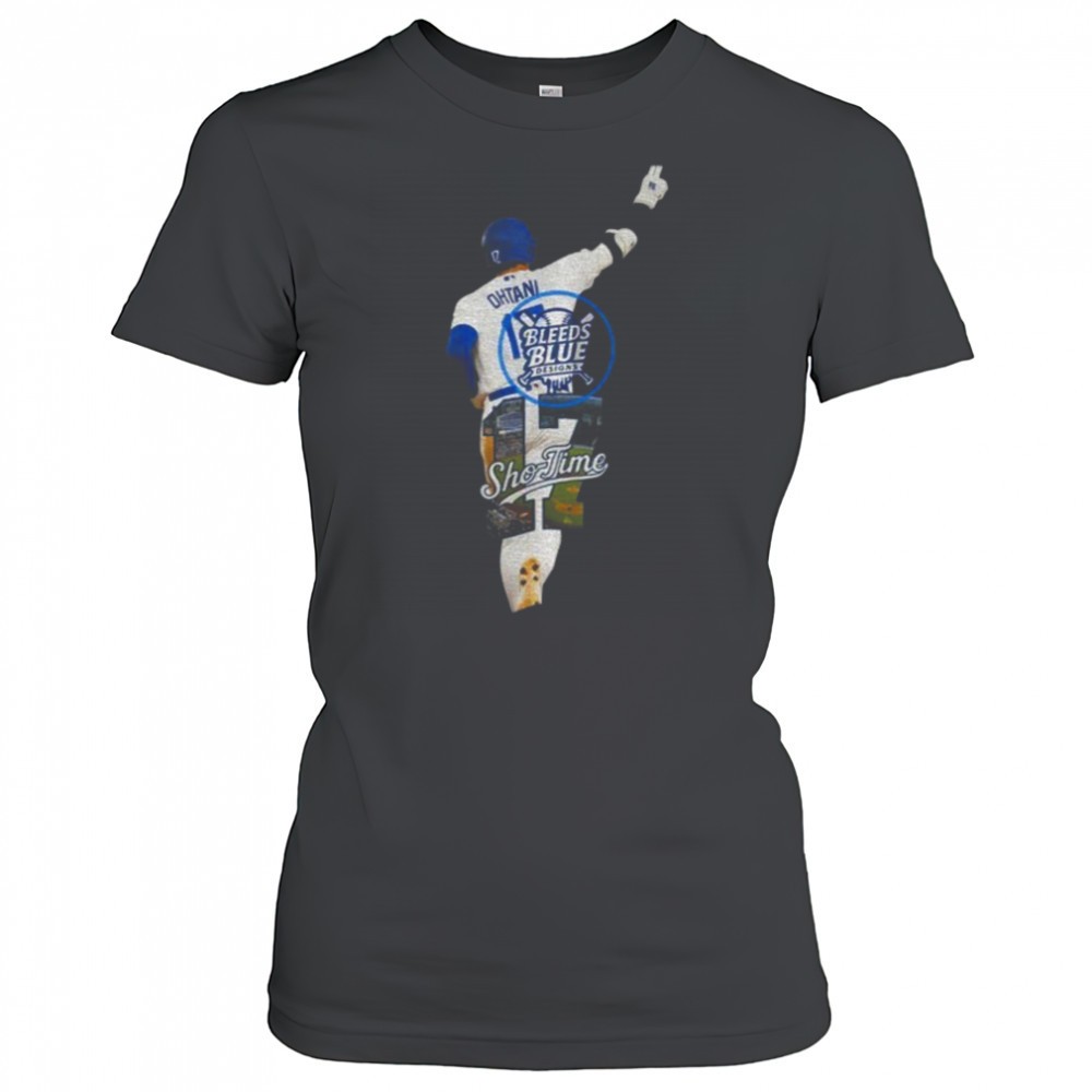 dodgers-shohei-ohtani-sho-time-bleeds-blue-shirt-oxttmrbp Dodgers Shohei Ohtani Sho-Time bleeds blue shirt