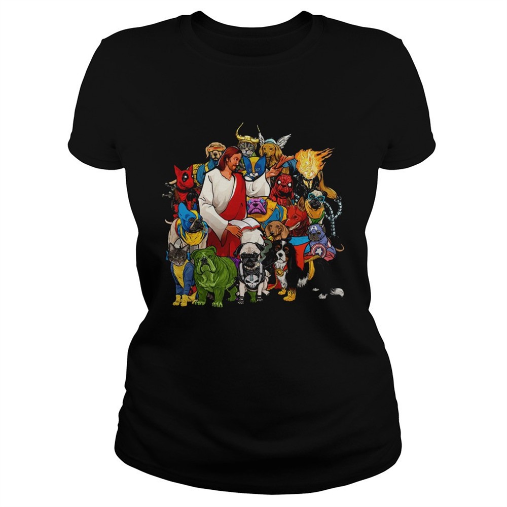 dog-avengers-jesus-thats-how-i-saved-the-world-shirt-pn596z9g Dog Avengers Jesus thats how I saved the world shirt
