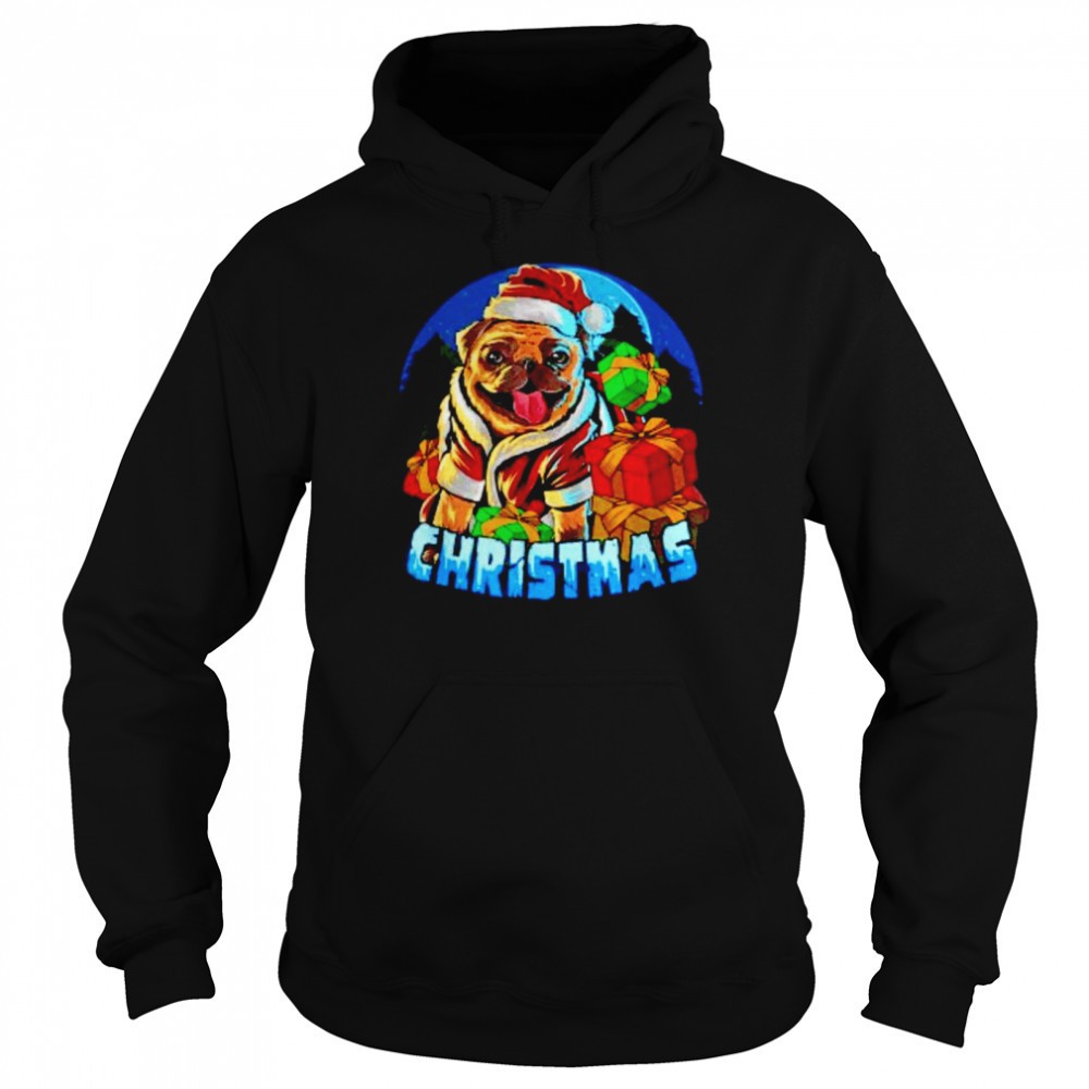 Dog Santa Pajama Christmas shirt