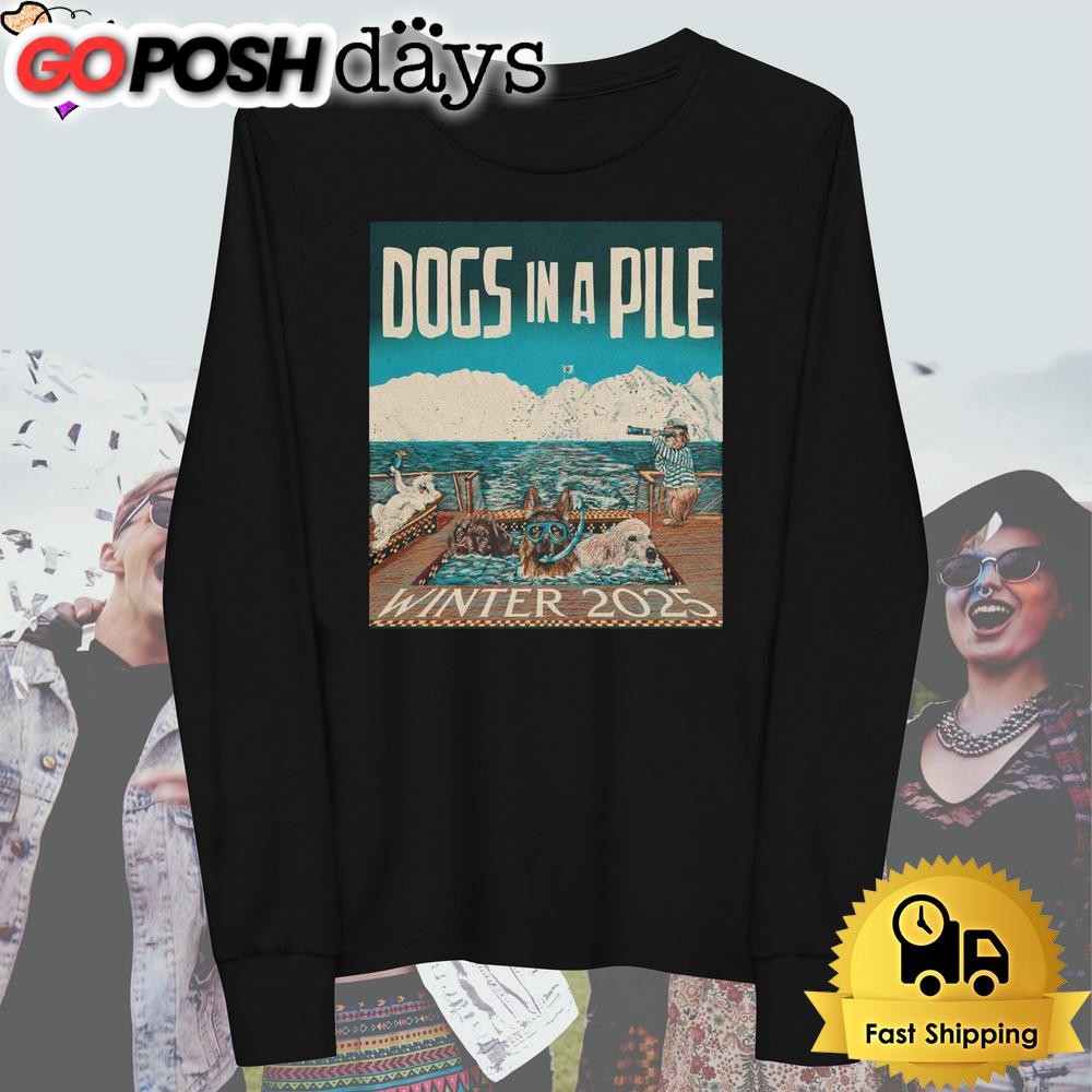 dogs-in-a-pile-tour-winter-2025-t-shirt-ionxxqda Dogs In A Pile Tour Winter 2025 T Shirt