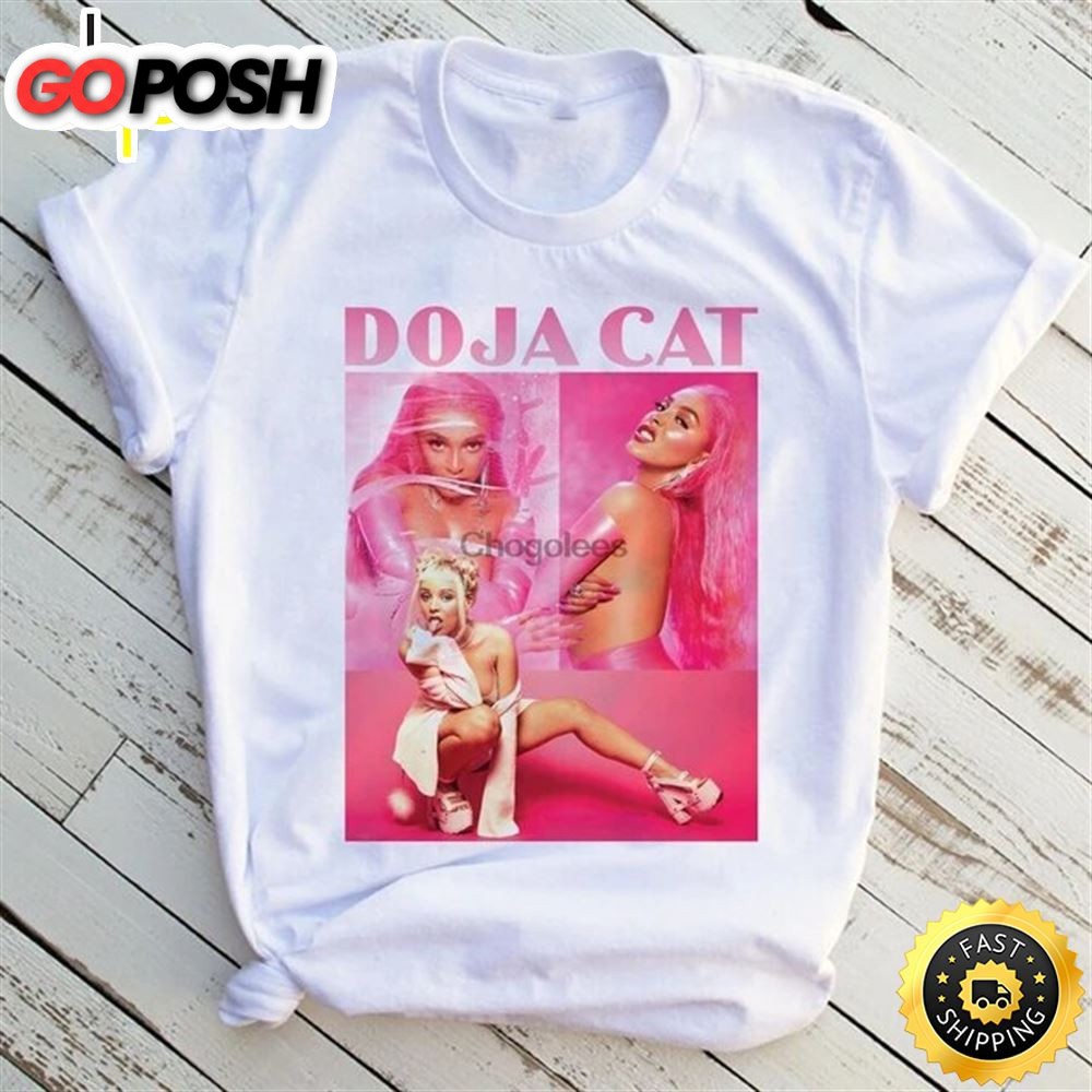 Doja Cat Hot Pink T-Shirt Unisex Cotton For Men Women Tee