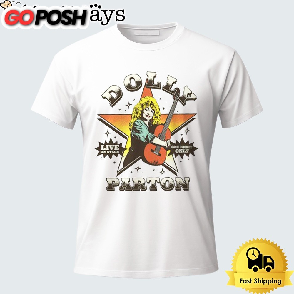 Dolly Parton Live On Stage Moss 2024 Unisex T-Shirt