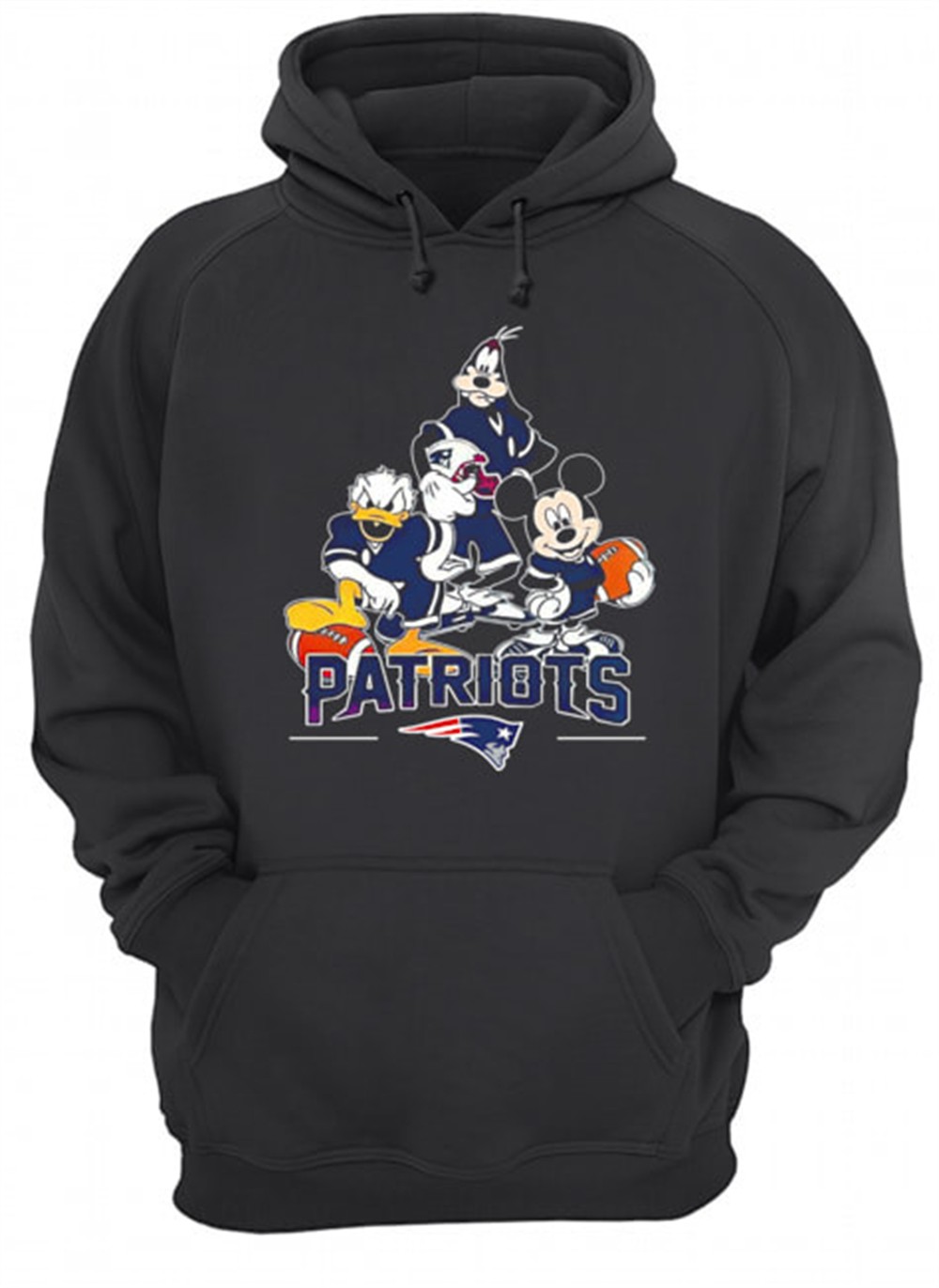 Donald Duck Goofy And Mickey Mouse New England Patriots Shirt