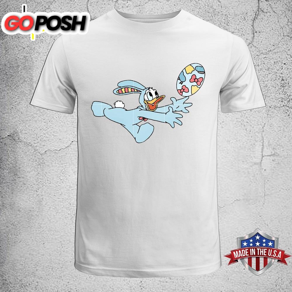 Donald Duck Rabbit Easter Day Unisex T-Shirt