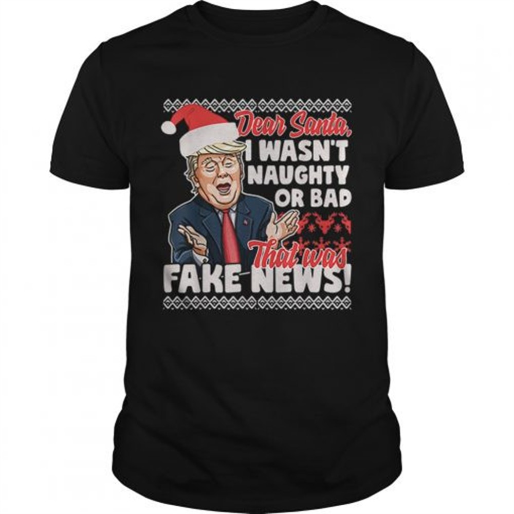donald-trump-fake-news-ugly-christmas-shirt-tfa46gi3 Donald Trump Fake News Ugly Christmas shirt