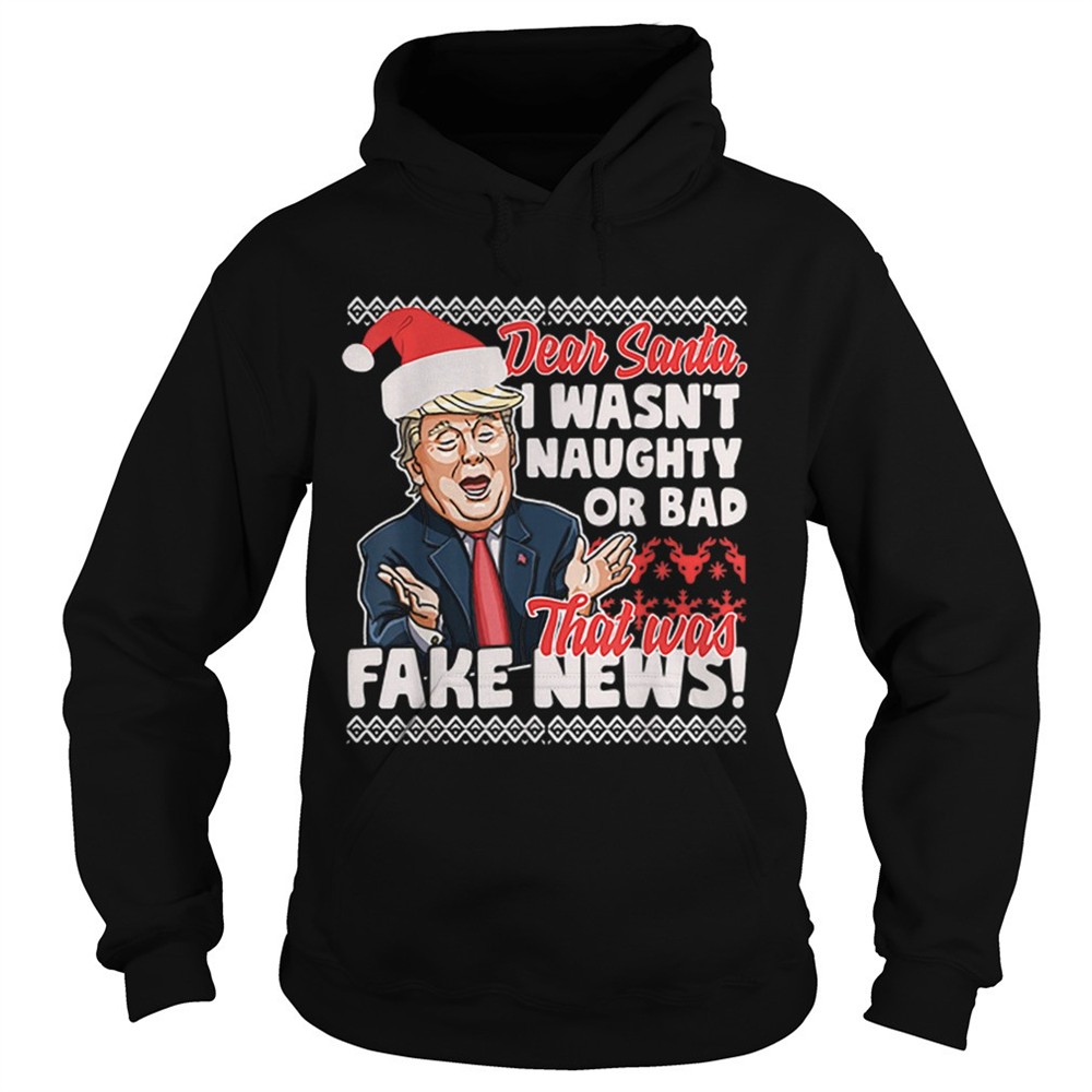 donald-trump-fake-news-ugly-christmas-shirt-tfa46gi3 Donald Trump Fake News Ugly Christmas shirt
