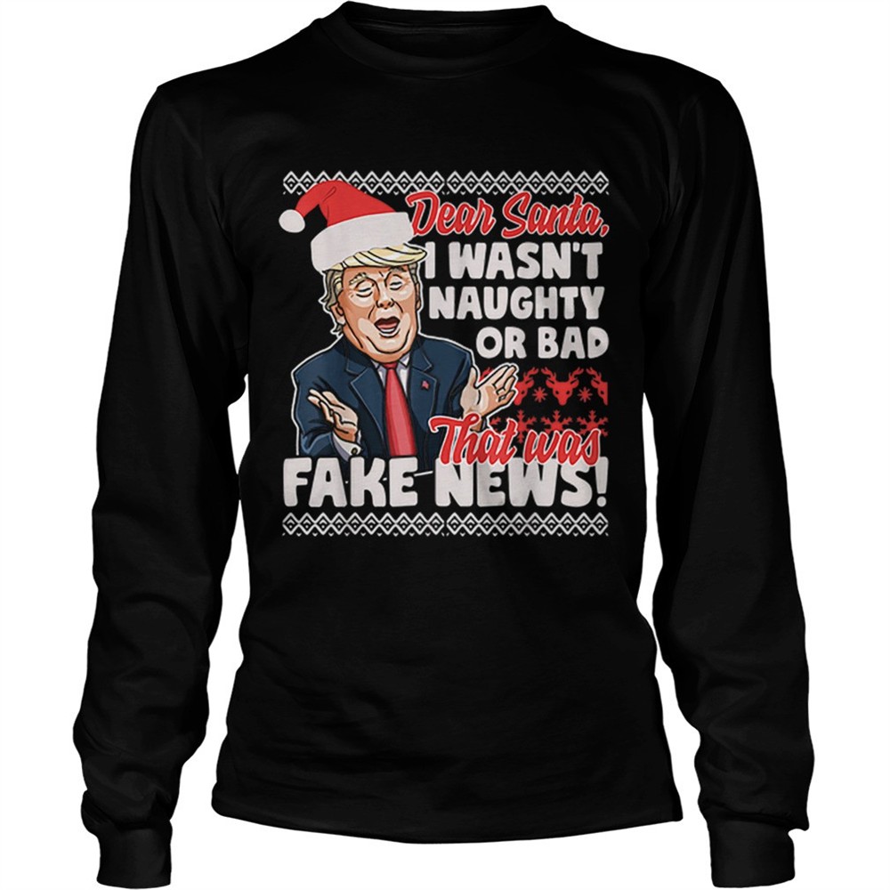donald-trump-fake-news-ugly-christmas-shirt-tfa46gi3 Donald Trump Fake News Ugly Christmas shirt