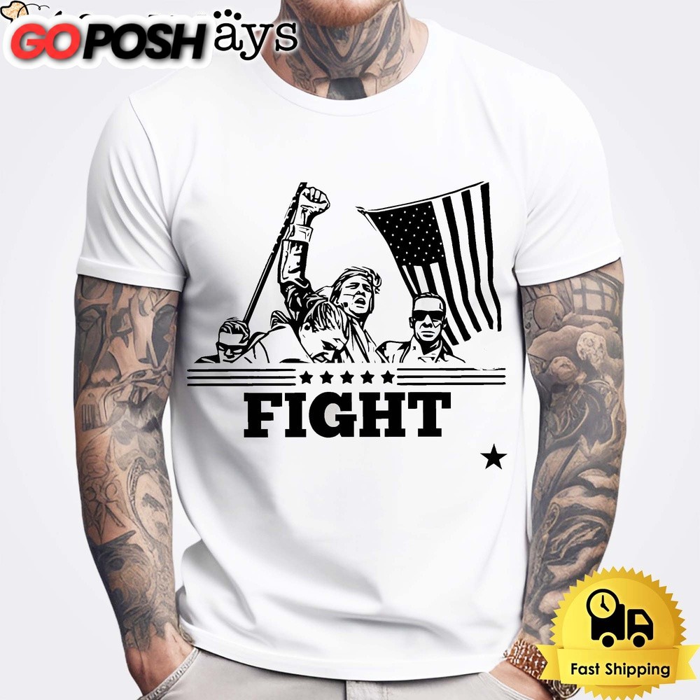 Donald Trump Fights For Freedom Unisex T-Shirt