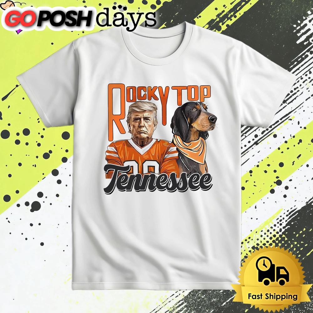 Donald Trump Tennessee Vols Football Rocky Top T Shirt