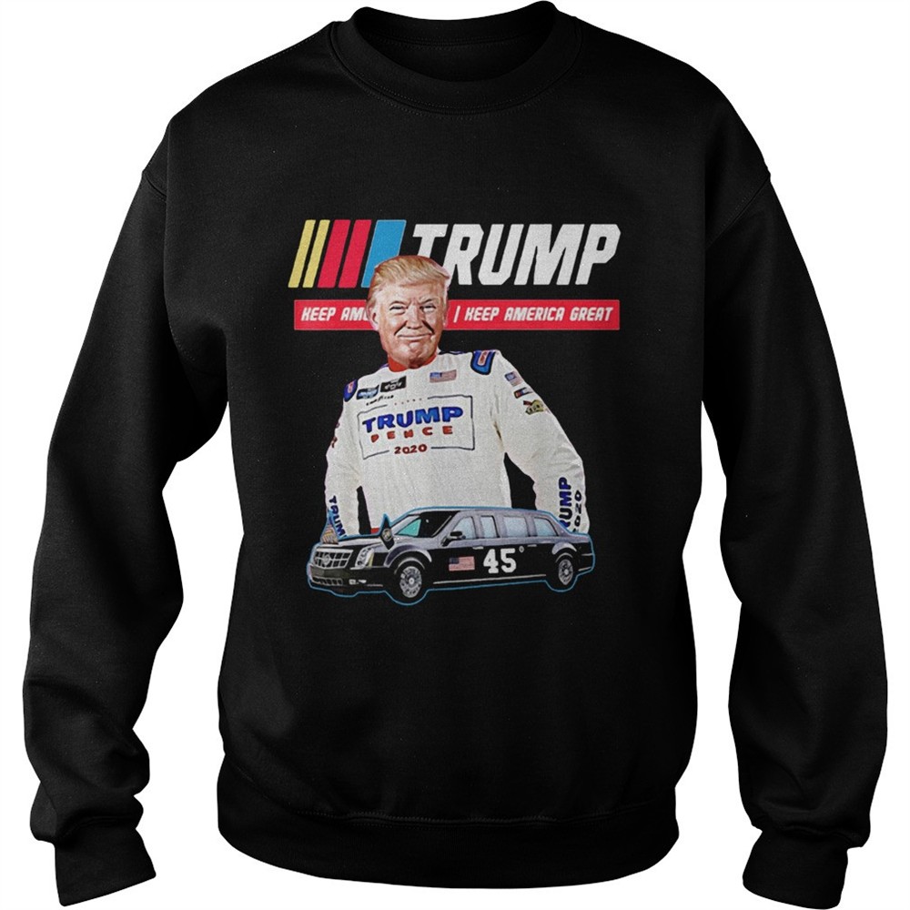 Donald Trump The Beast Presidential Limo Race Car 45 shirt