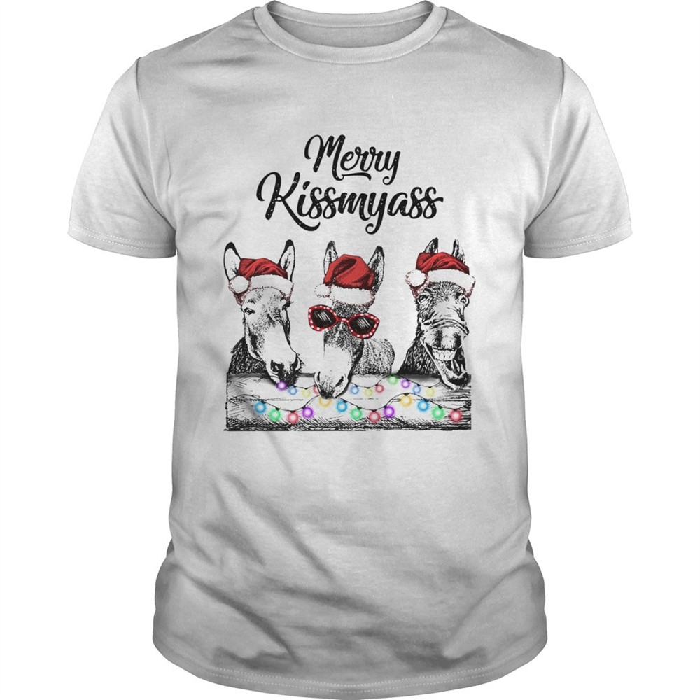 donkeys-merry-kissmyass-shirt-9ljg947u Donkeys Merry Kissmyass shirt