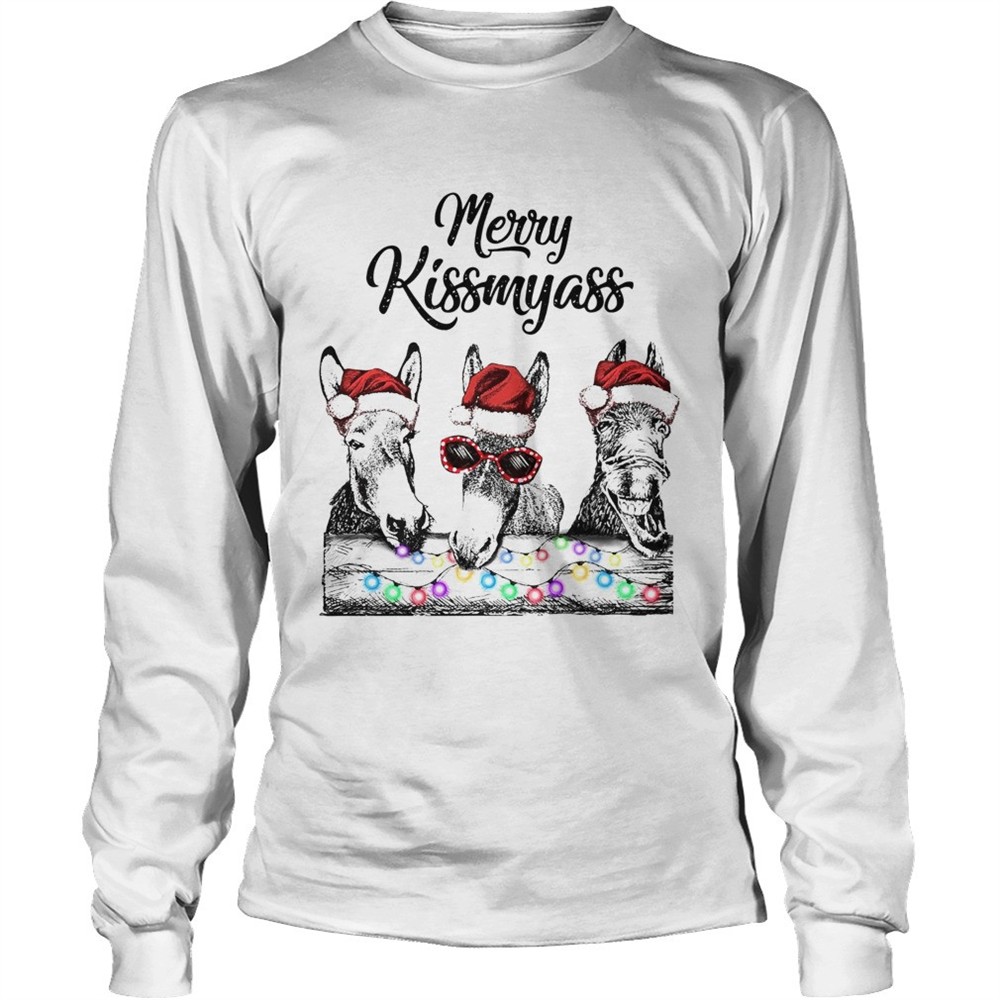 donkeys-merry-kissmyass-shirt-9ljg947u Donkeys Merry Kissmyass shirt