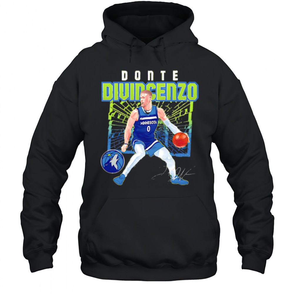 Donte Divincenzo Minnesota Timberwolves Shattered shirt