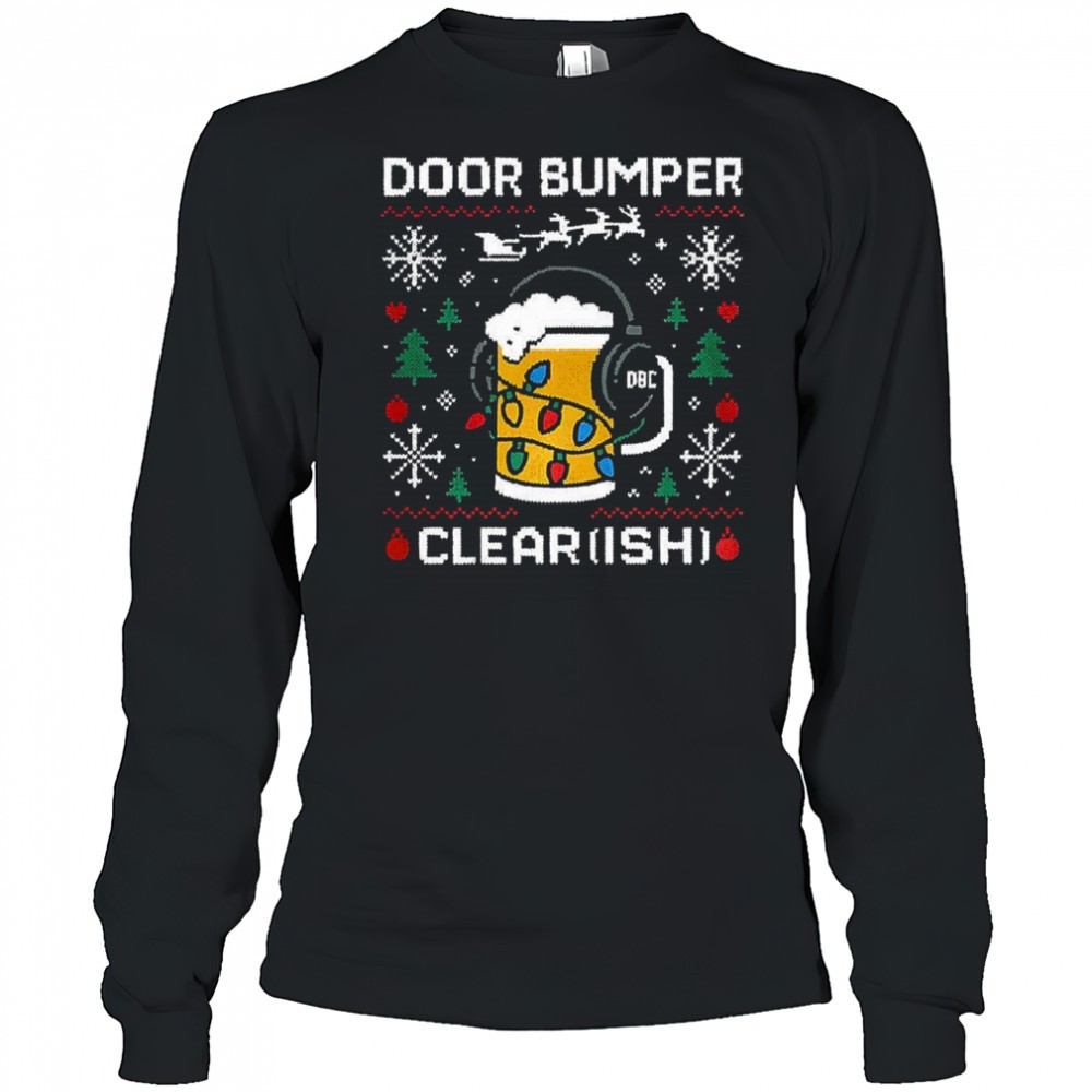 door-bumper-clear-ish-beer-mug-with-headphones-and-christmas-lights-shirt-eq7i1zkv Door Bumper Clear ish beer mug with headphones and Christmas lights shirt