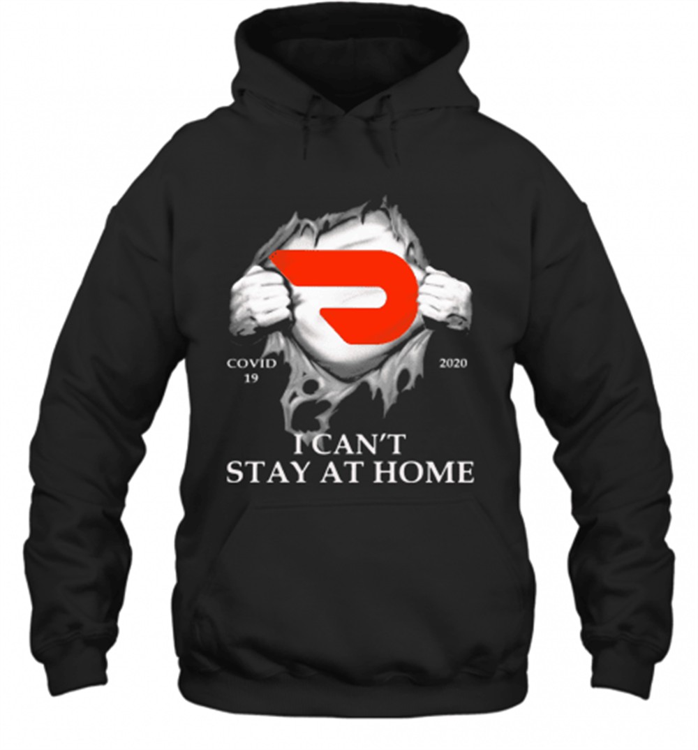 Doordash Covid 19 2020 I CanT Stay At Home Hand T-Shirt