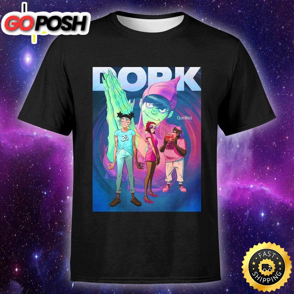 Dork March 2025 Gorillaz Tour 2025 Unisex T-Shirt