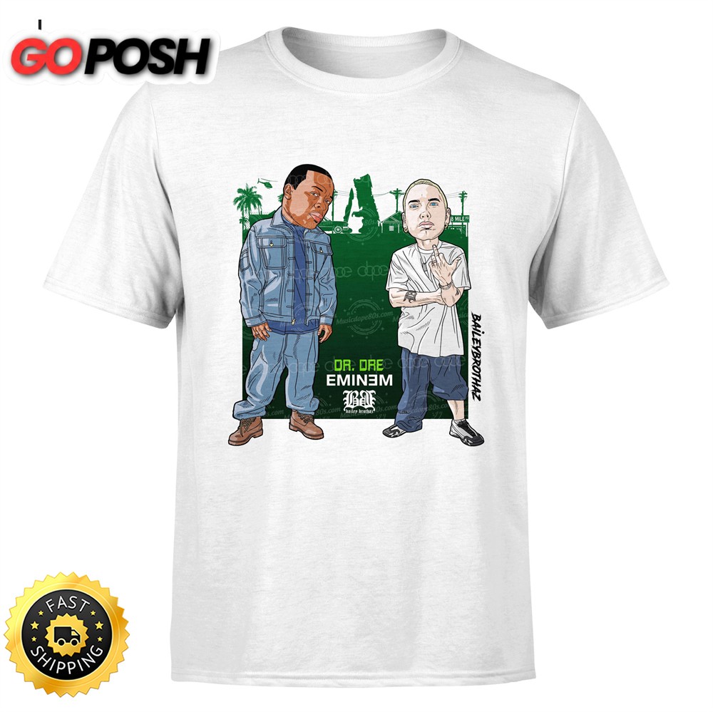 Dr Dre Eminem Shady Cartoon Unisex T Shirt