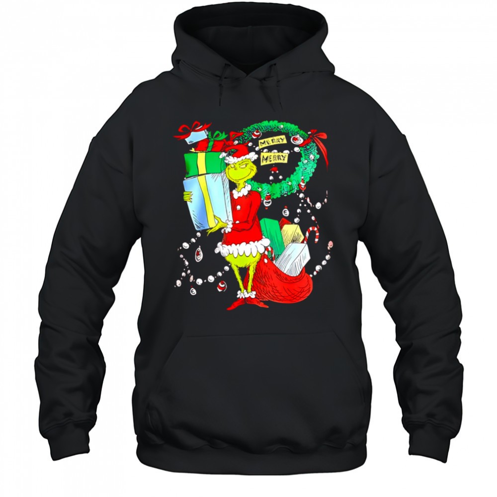 Dr Seuss The Grinch Merry Merry Christmas 2025 shirt
