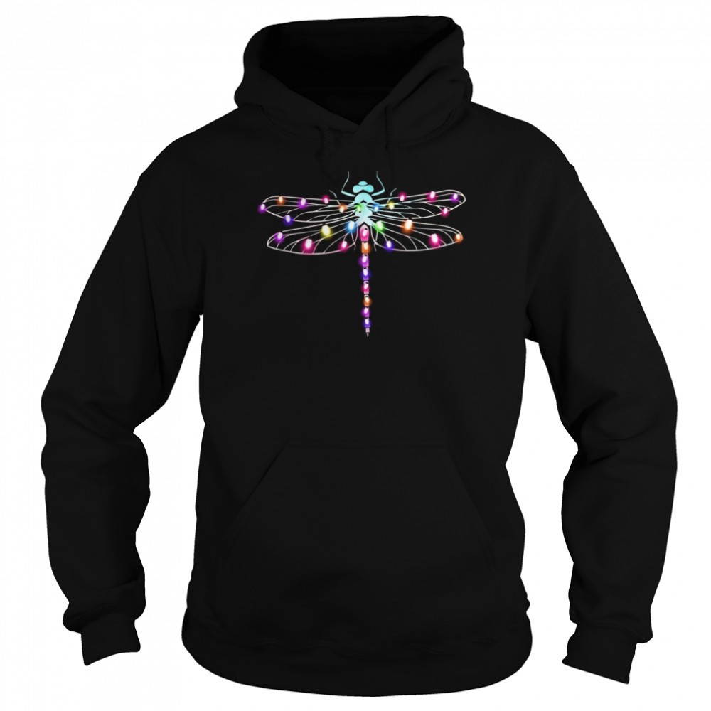 Dragonfly Christmas Lights Dragon Xmas Tree Shirt