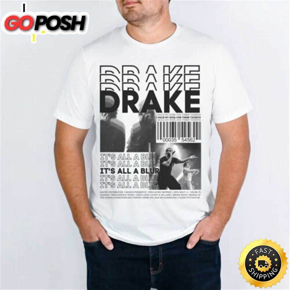 Drake Graphic Tee Its All A Blur Tour 2025 Vintage Shirt