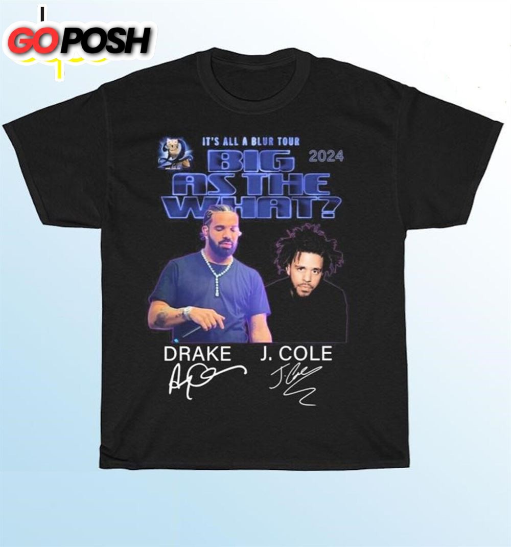 Drake J Cole Big As The What Tour 2025 Shirt