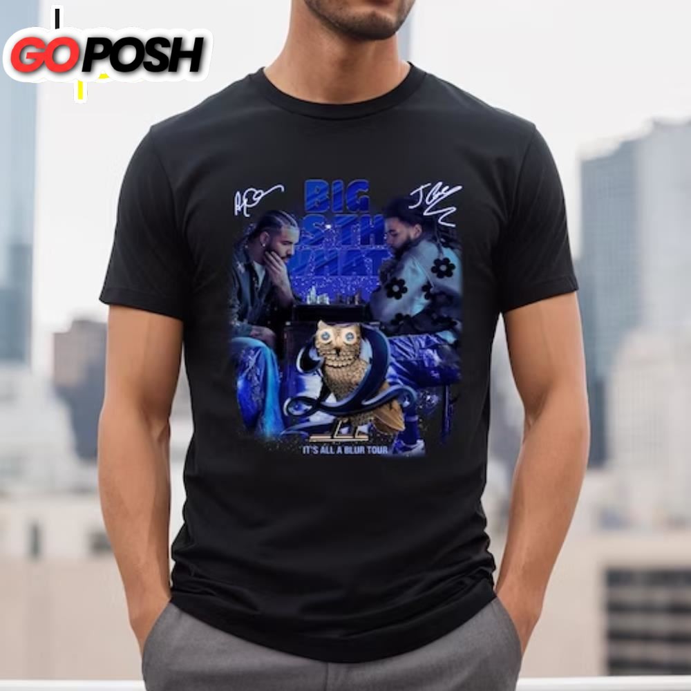 Drake J Cole Big As The What Tour 2025 Shirt, Drake J Cole Its All Blur Tour Shirts
