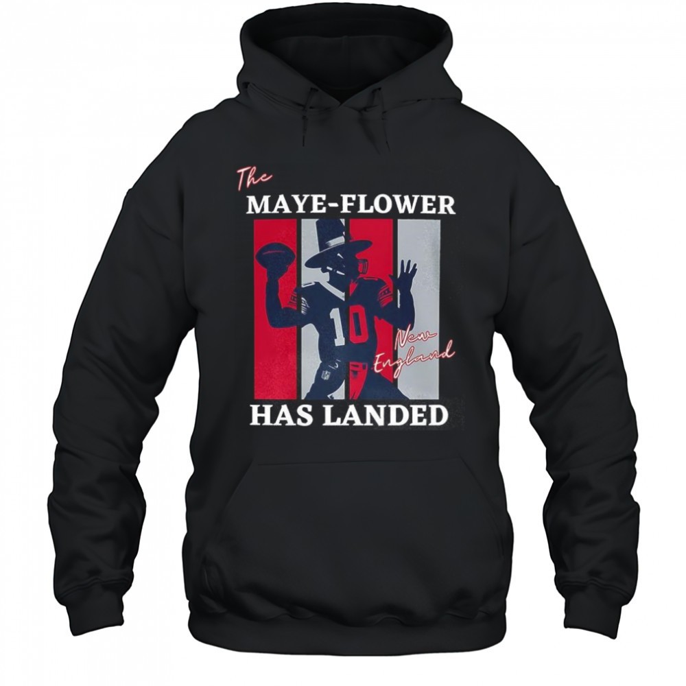 Drake Maye New England Patriots football the maye flower has landed shirt