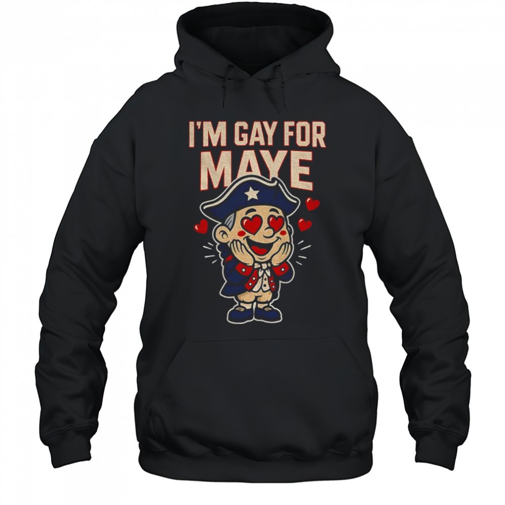 Drake Maye New England Patriots NFL Football Im gay for Maye cartoon shirt