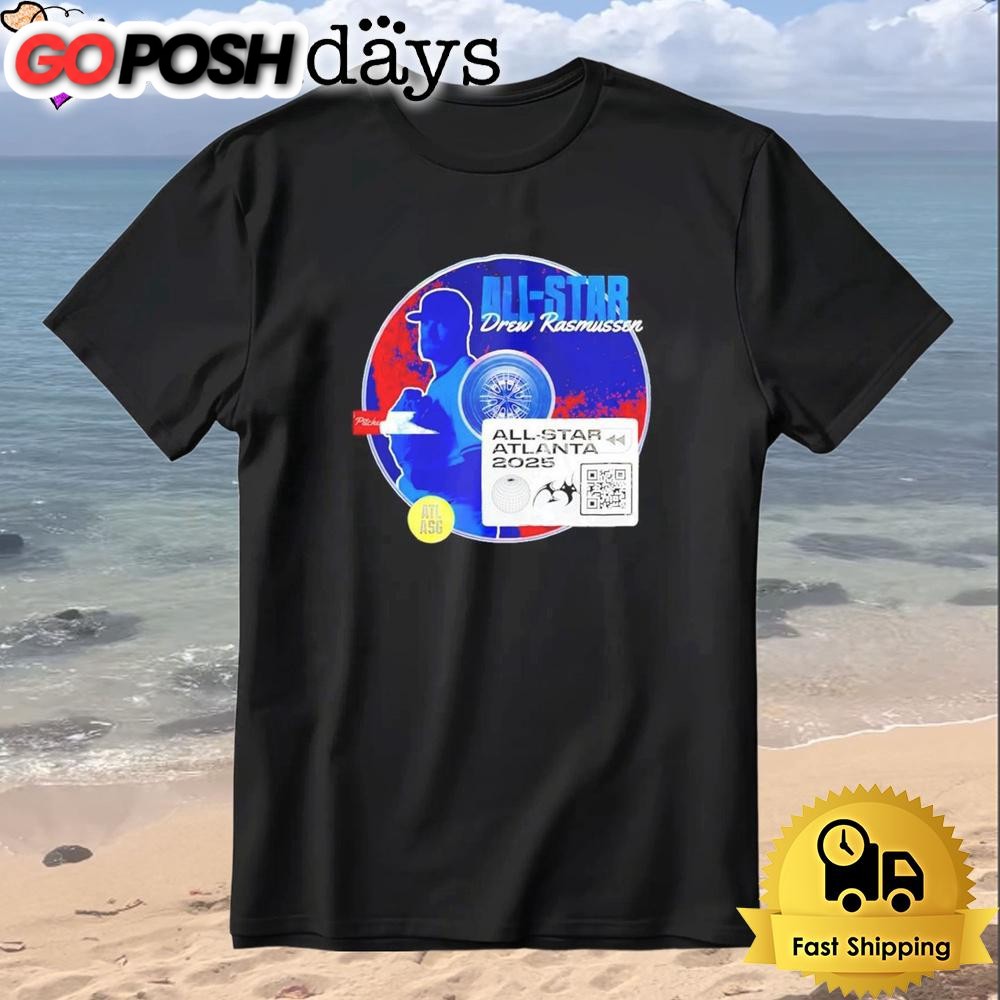 Drew Rasmussen Tampa Bay Rays Baseball All-Star Atlanta 2025 T-Shirt
