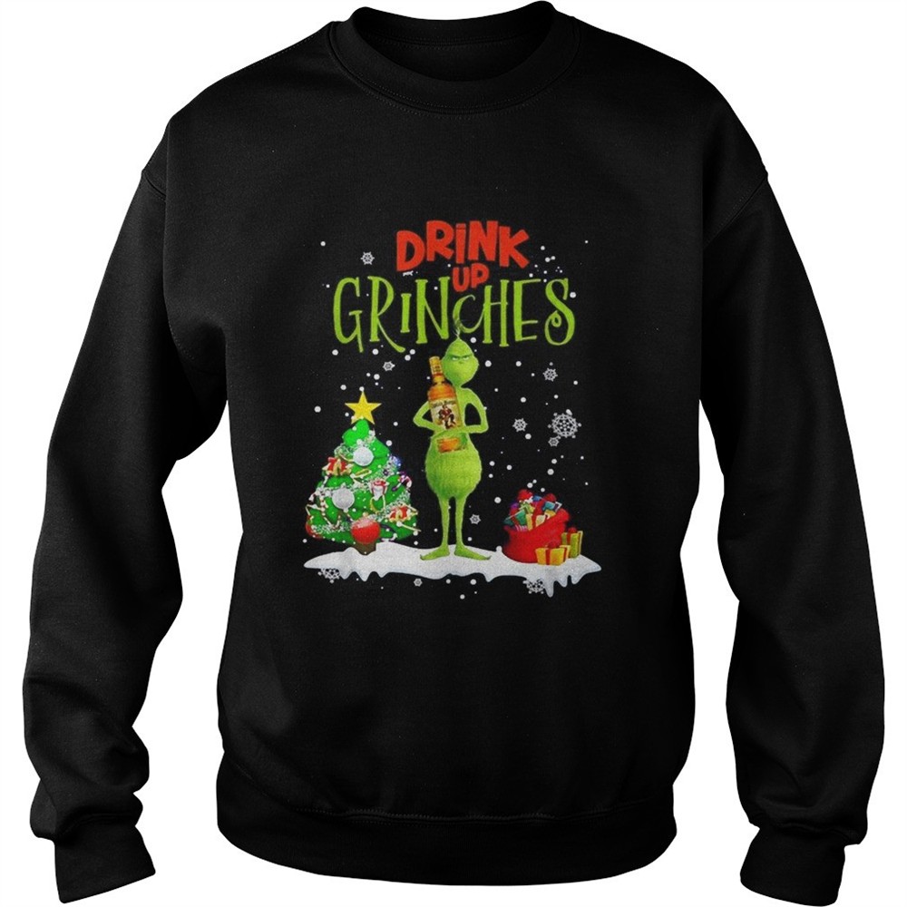 Drink up Grinches Christmas Captain Morgan shirt