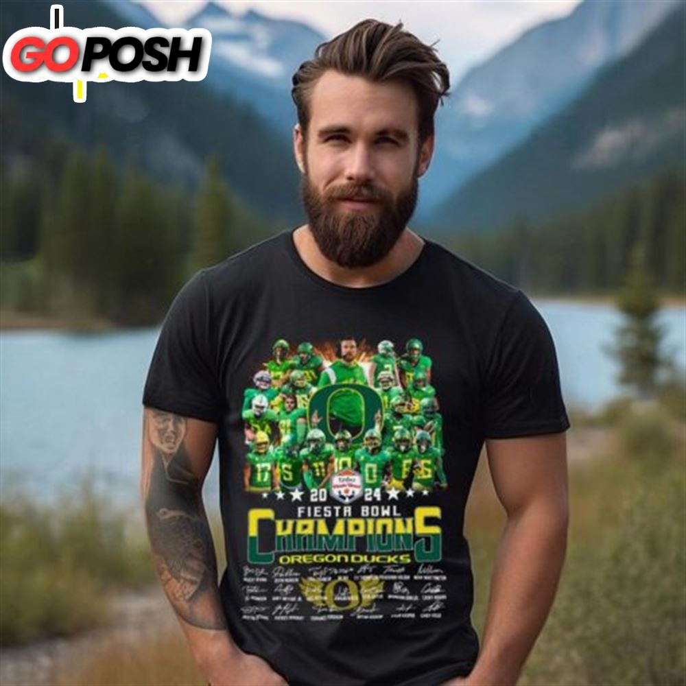 Ducks 2025 Fiesta Bowl Champions Shirt