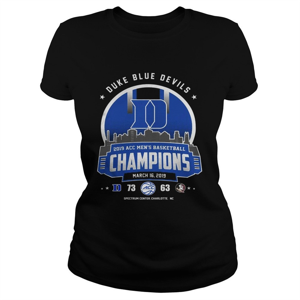 Duke blue devils 2019 acc mens basketball champion shirt
