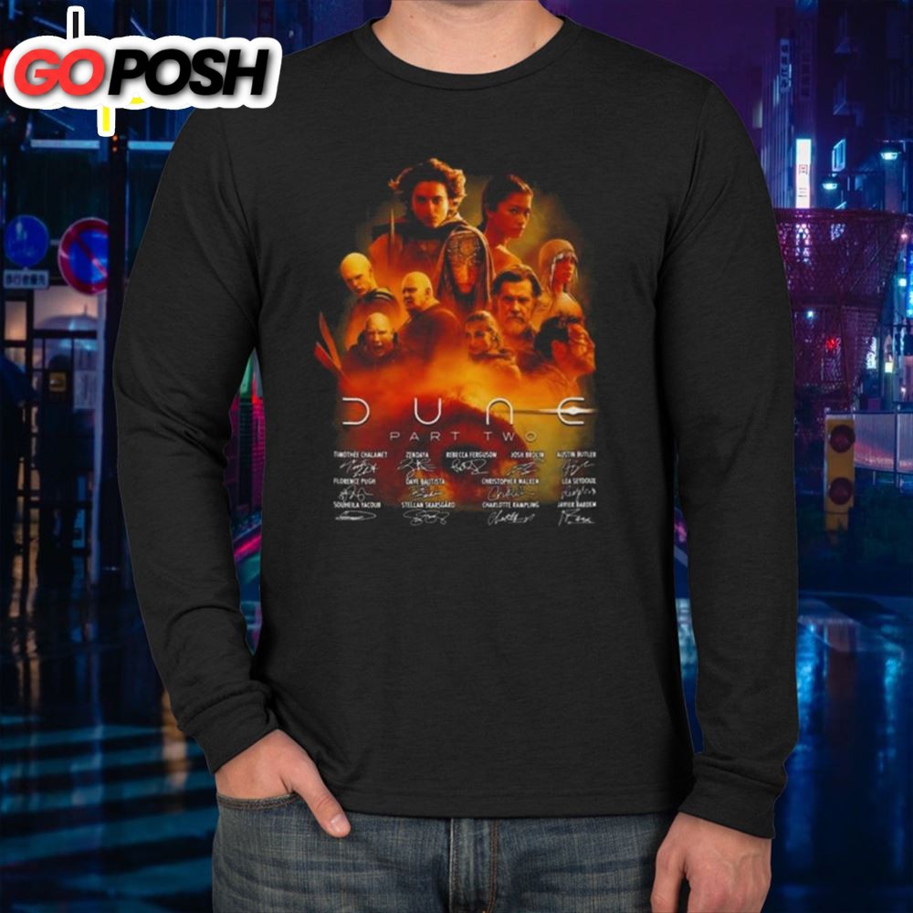 Dune Part Two 2025 Signatures Shirt