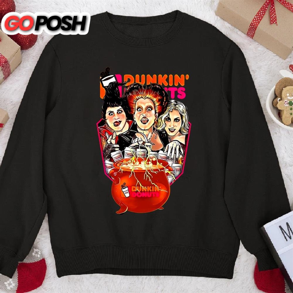 Dunkin Donuts Hocus Pocus Halloween Witches Sweatshirt