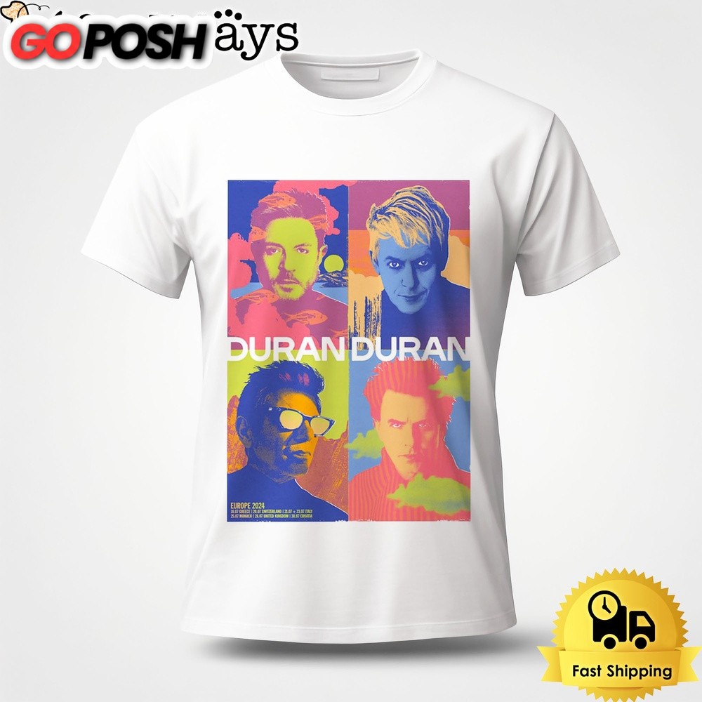 Duran Duran Europe 2024 Tour Unisex T-Shirt