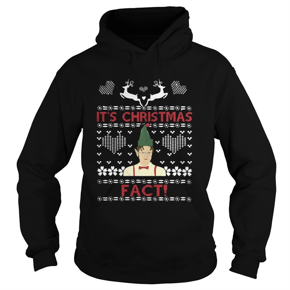 Dwight Schrute Its Christmas Fact sweat shirt