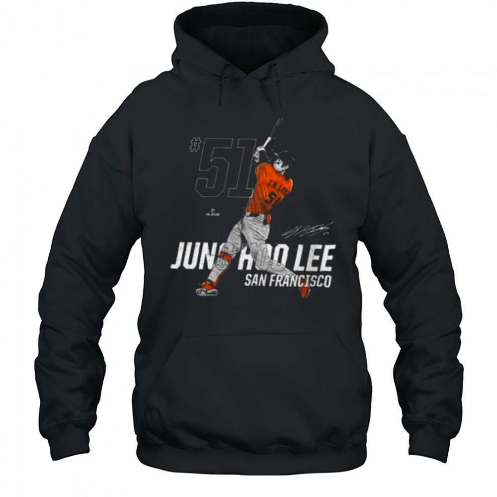 Dynamic Pose Jung Hoo Lee San Francisco Baseball MLBPA Shirt