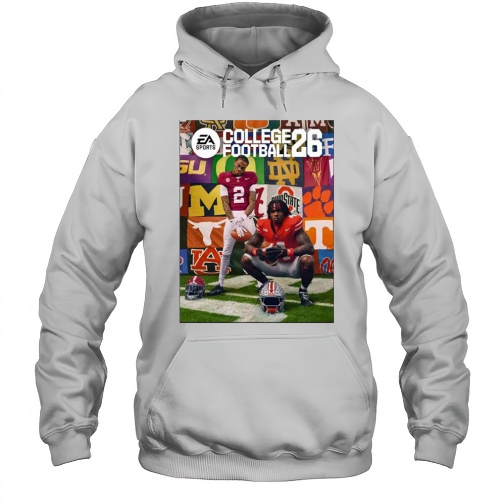 EA College Football 26 Cover Star With Ryan Williams And Jeremiah Smith shirt