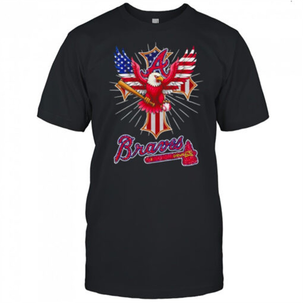 eagle-baseball-atlanta-braves-american-flag-shirt-mzskp7yu Eagle baseball Atlanta Braves American flag shirt