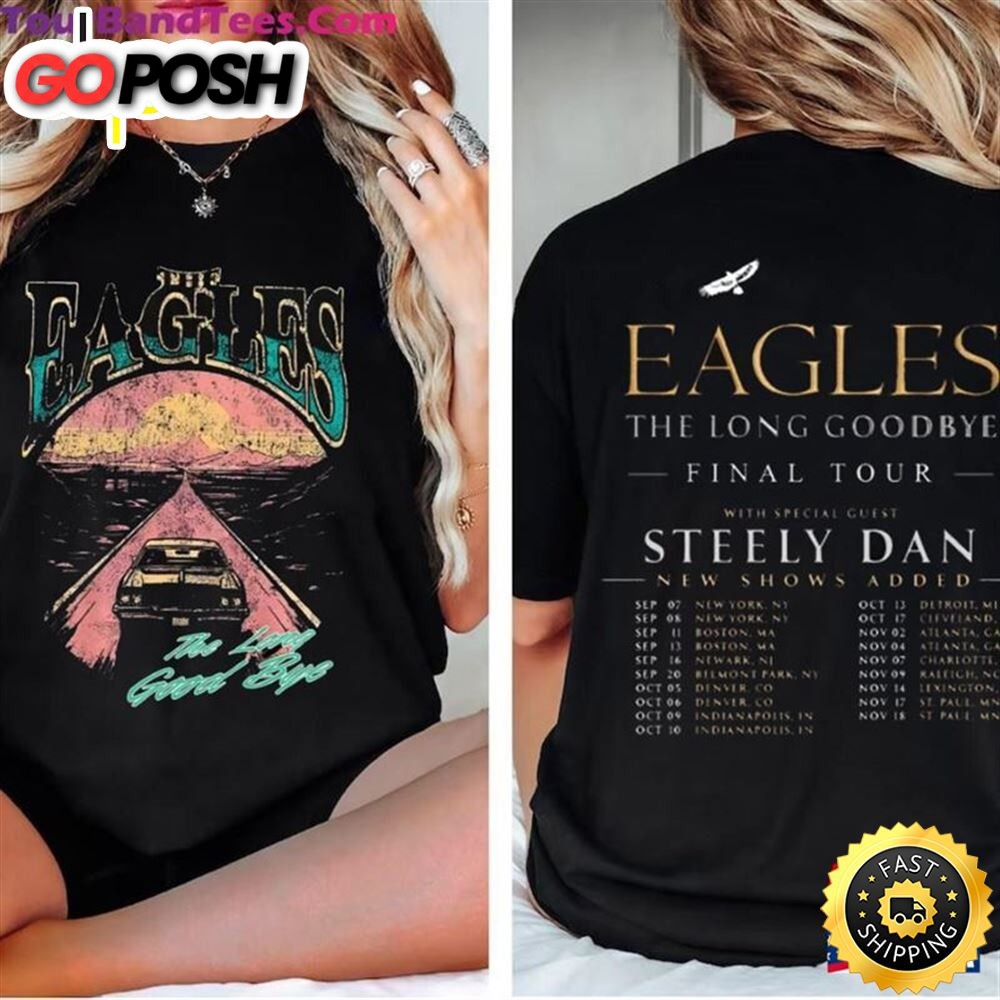 Eagles Final Tour 2023 Shirt Rock Gift For Fan Music T-Shirt