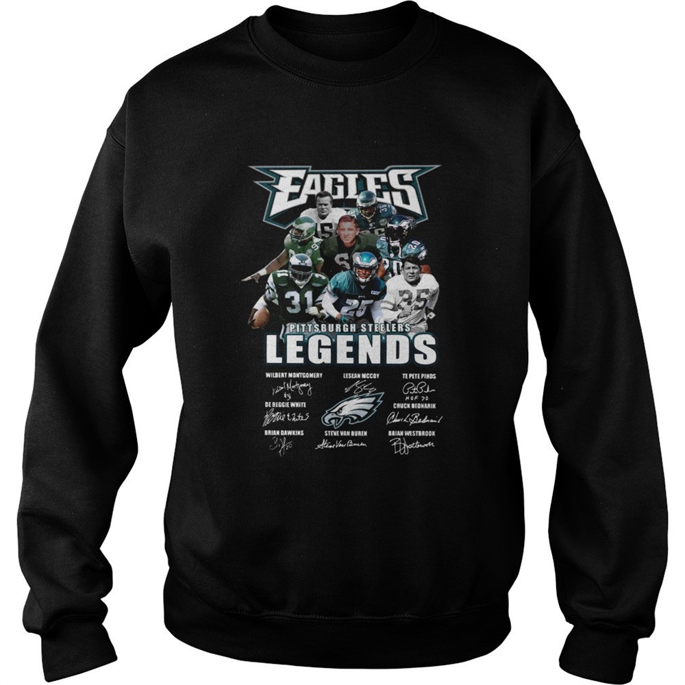 Eagles Pittsburgh Steelers Legends Players Signatures shirt