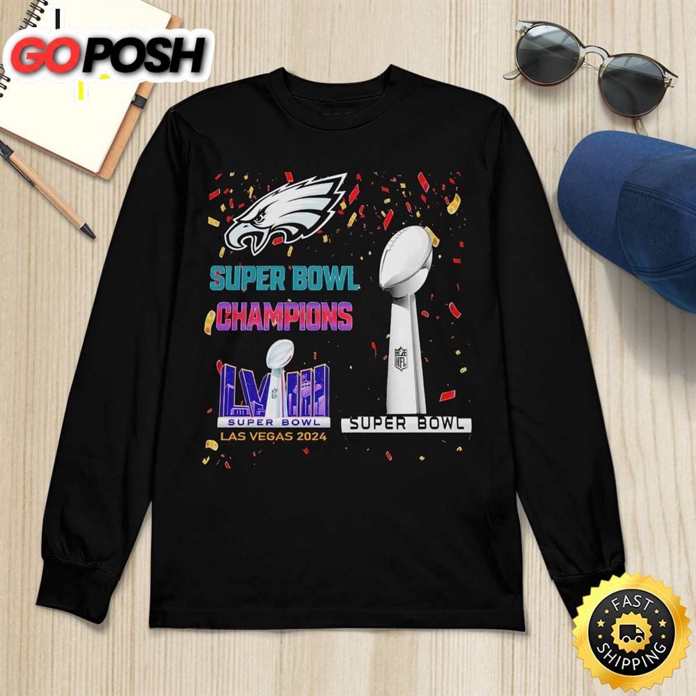 Eagles Super Bowl Champions Lviii Las Vegas 2025 Shirt