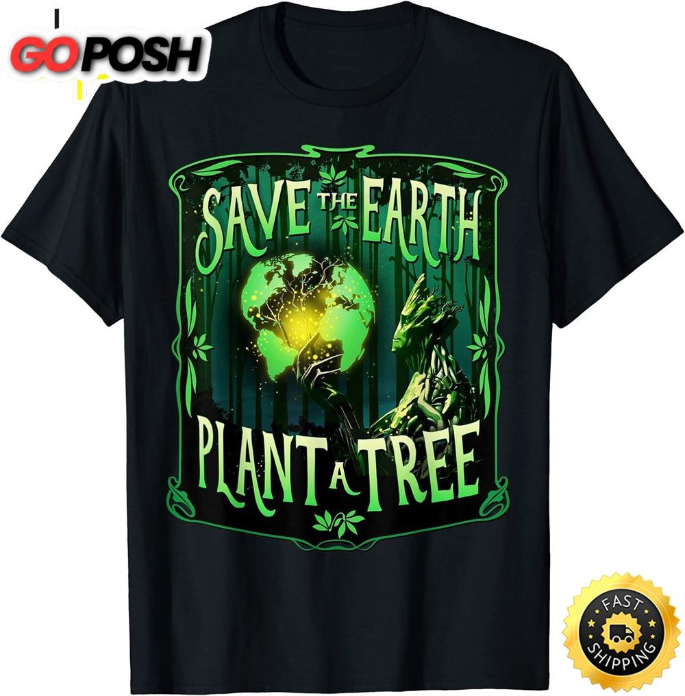 Earth Day Groot Save The Earth Plant A Tree T-Shirt