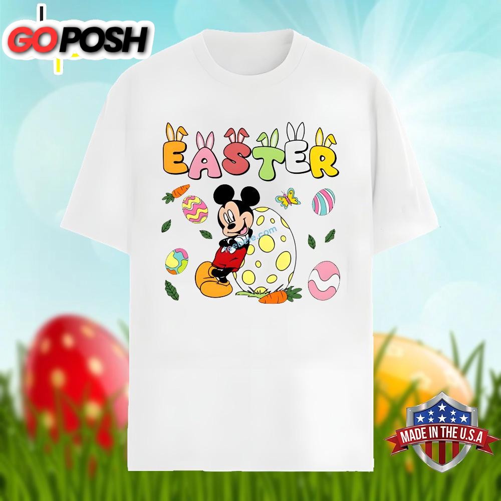 Easter Eggs And Mickey Mouse Youth Shirt