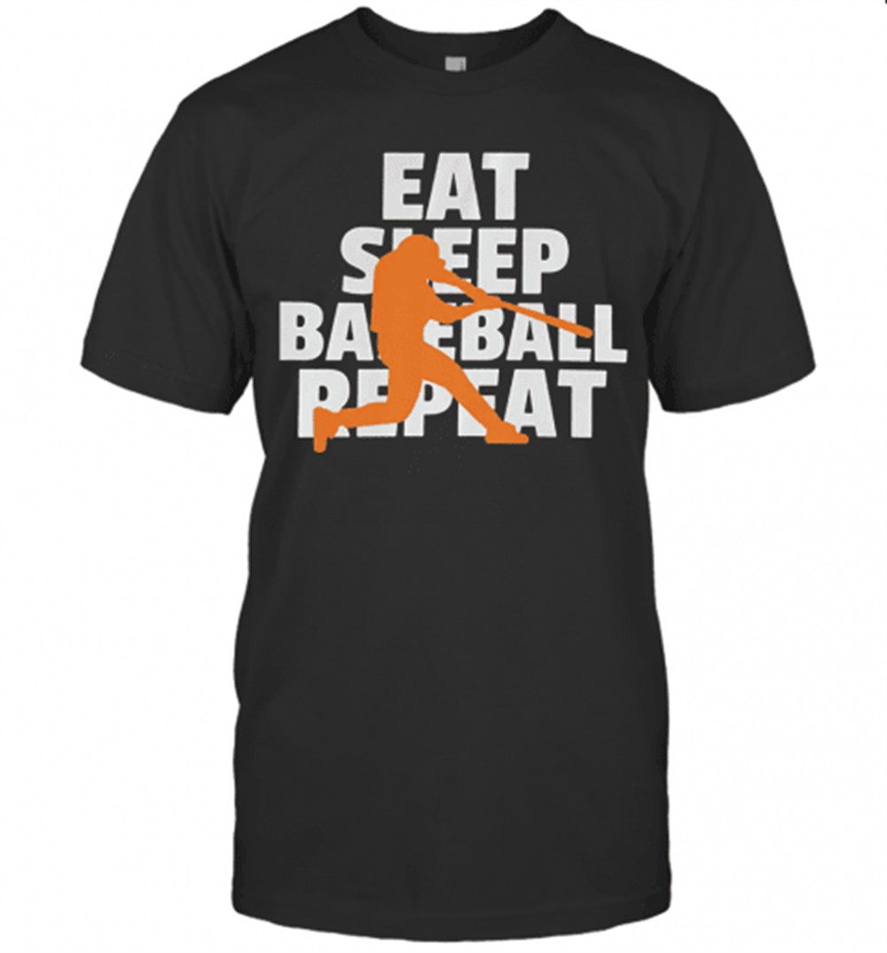Eat Sleep Baseball Repeat T-Shirt